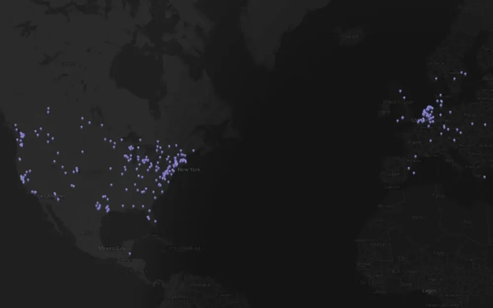 Live bat detections across North America and Europe